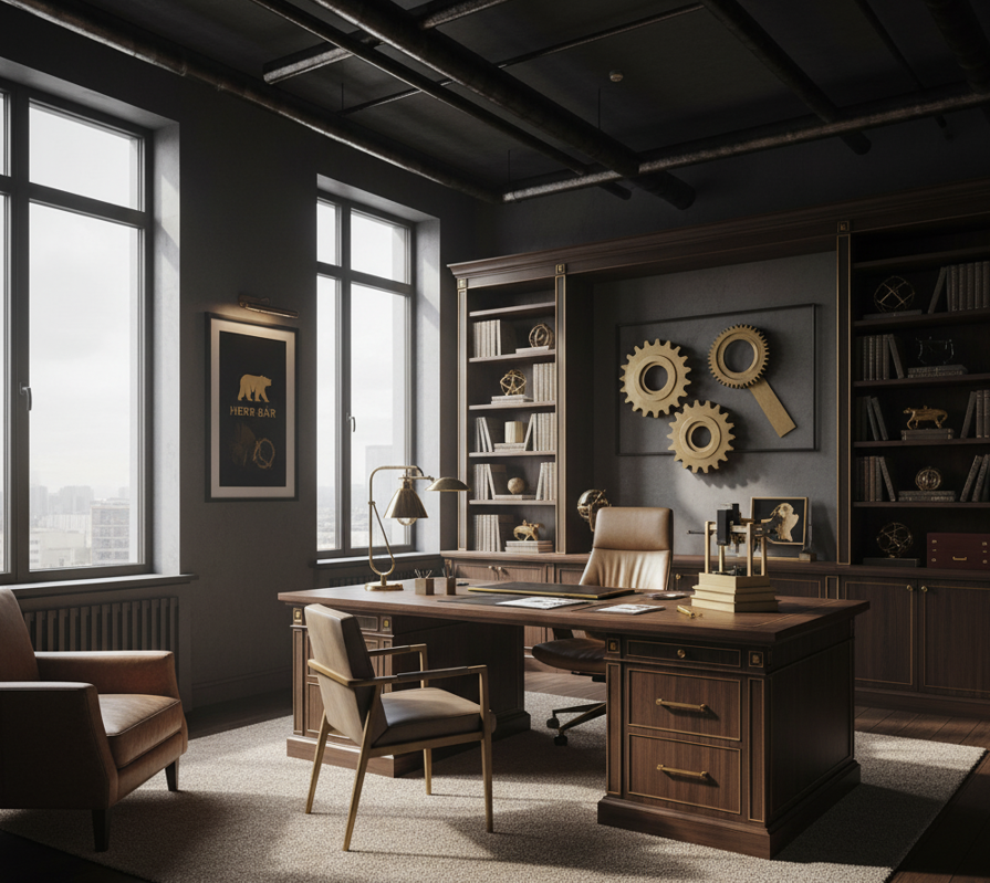 Luxuriöses Bürointerieur